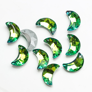 Zhubi Multi Shapes Blue <strong>Emerald</strong> Pendant Glass <strong>Beads</strong> Elegant Butterfly Star Fish <strong>Drop</strong> Heart Crystal <strong>Beads</strong> for Jewelry Making - Product Image 2