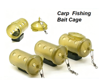 Lovita Cage à appâts vivants en forme de bateau à longue portée avec lest en plomb |   Distributeur d'appâts pour la pêche à la carpe 15g/60g |   Mangeoire Écologique