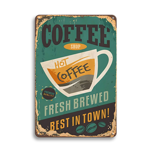 Carteles de chapa vintage, placa de metal decorativa para cafetería, pub, garaje - Product Image 3