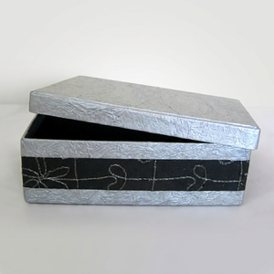 Handmade Solid <b>Box</b> Made of Art Paper Printed in Rectangle Shape for <b>Gifts</b> and <b>Christmas</b> Packaging - Product Image 1