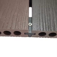 Planchers en composite bois-plastique haute densité pour l'extérieur, terrasses imperméables en WPC pour jardin/piscine