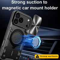 NUEVA Funda de Teléfono de Lujo con Anillo Magnético y Soporte, TPU+PC, Estilo Urbano, Antigolpes, Carga Inalámbrica, para 17/17 E/18 Pro/16/18/18 Pro