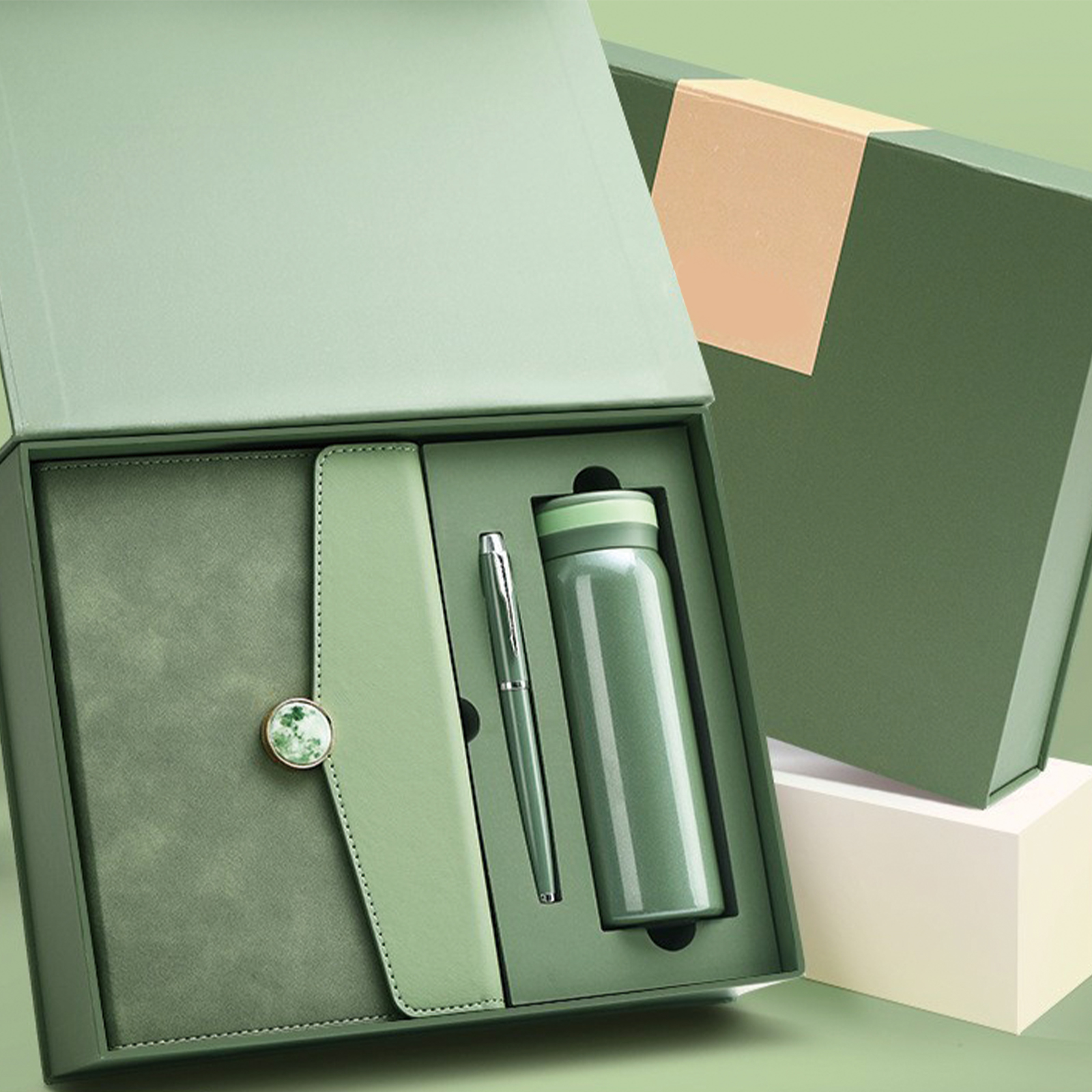 Notebook+pen+Insulated cup