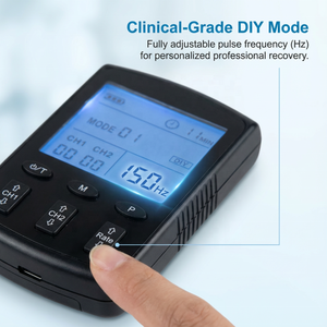 Alat Pijat Leher dan Bahu Dual Channel untuk Pereda Nyeri Cepat, 25 Mode <span class=keywords><strong>Stimulator</strong></span> untuk Rehabilitasi Otot - Product Image 4