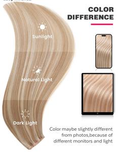 Extensiones de Cabello Humano Ruso Virgen de Doble Trama con Orificio Central Tipo Mariposa XO - Product Image 5