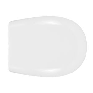 Asiento de Inodoro Termoestable Globo Grace Form 6, Blanco, 50 cm de Largo, 40 cm de Ancho, 8 cm de Alto - Product Image 1