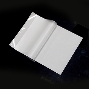 ملمس ناعم بارد بوب بيت + إيفا الحقائب الترقق فيلم أبيض التصوير الهولوجرافي مقاوم للرطوبة لامعة حجم A4 للبطاقات - Product Image 1