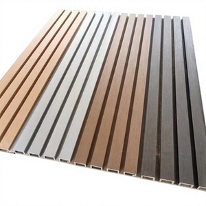 Paneles modernos acanalados de revestimiento de paredes de PVC a prueba de humedad e ignífugos para uso comercial y doméstico-Mejora el espacio minorista Villas - Product Image 1