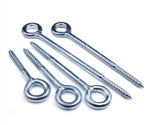 Abimars Eye Bolts By Load Capacity 650lbs, 4PCS M8 316 Stainless Steel Eye Hooks Screw In Heavy Duty For Hanging Hammocks, Swing Chairs, Heavy-Duty Suspension
