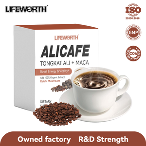 Café Energético LIFEWORTH Maca para Hombres y Mujeres, Café Herbal con Tongkat Ali, Raíz de Maca, Reishi, Ginseng y Extracto de Goji para Energía - Product Image 3
