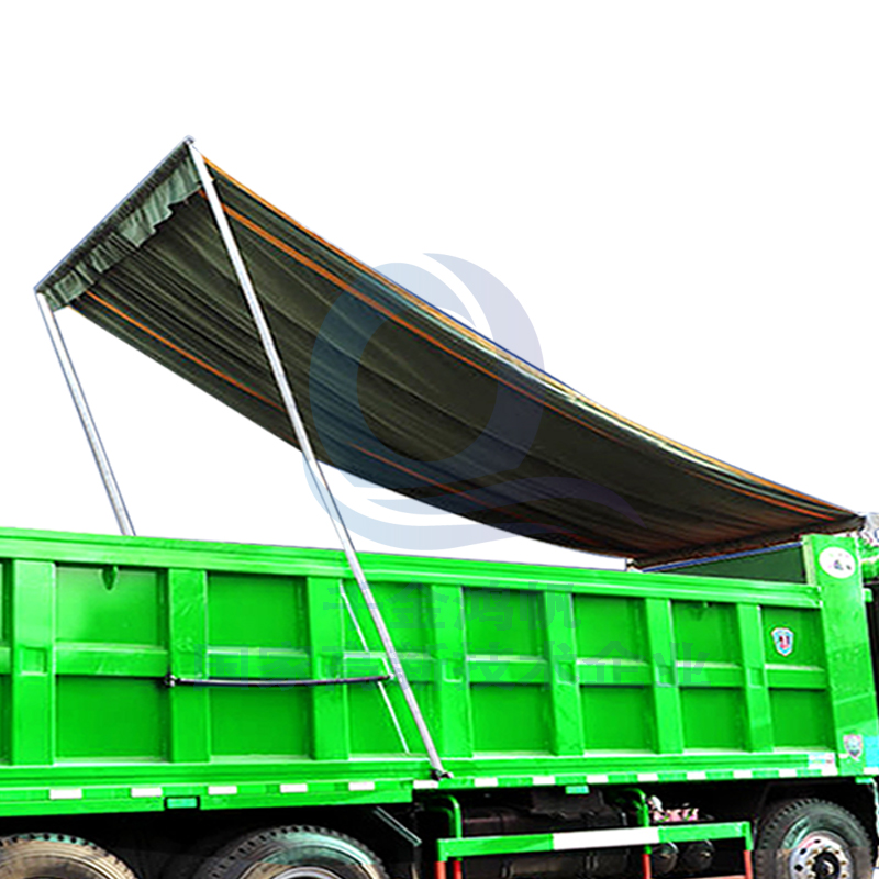 dump truck tarp system