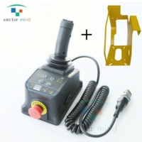 DL-00000706 Ensemble complet de contrôleur de joystick de plateforme Dingli avec boîtier de commande supérieur et support de montage robuste en fer jaune