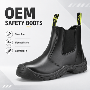 Nuove Scarpe da Lavoro e Arrampicata alla Moda Colore Kaki con Punta <span class=keywords><strong>in</strong></span> Acciaio, <span class=keywords><strong>in</strong></span> Pelle Bovina a Grana Piena, Suola <span class=keywords><strong>in</strong></span> <span class=keywords><strong>Poliuretano</strong></span>, <span class=keywords><strong>Stivali</strong></span> di Sicurezza Supportanti - Product Image 1