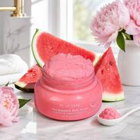 Gommage corporel à la guimauve 250g Pastèque Juteuse Exfoliant Nettoyant Nourrissant Gommage au sucre fouetté Hydratant Peau Lisse et Douce