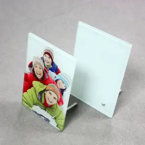 Topjlh quadro de vidro de impressão personalizada, por atacado, moldura de fotos para decoração de subolmação
