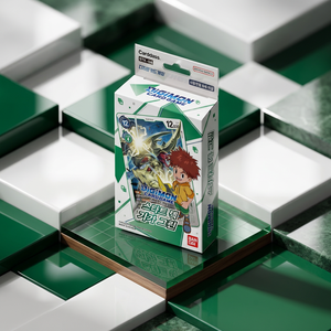 ดิจิมอน TCG สตาร์ทเตอร์เด็ค STK-4 กิก้ากรีน 54 ใบ การ์ดสำเร็จรูป ซีลเกาหลี ของขวัญสำหรับเด็ก นักสะสม ขายส่ง - Product Image 1