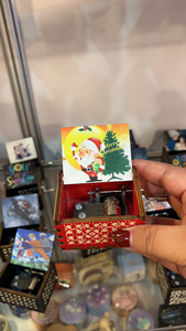 HOYE CRAFTS Wooden Crafts Kids Gifts Manual Winding <strong>Music</strong> <strong>Box</strong> Christmas Gifts Custom logo Hand Crank <strong>Music</strong> <strong>Box</strong> - Product Image 5
