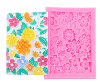 HY Nelke Blume Silikon Prägung Fondant Form für Kuchen Dekoration