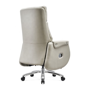 Poltrona <span class=keywords><strong>Presidenziale</strong></span> VIP di Lusso, Comoda <span class=keywords><strong>Sedia</strong></span> da <span class=keywords><strong>Ufficio</strong></span> in Pelle per Ospiti, Poltrona Reclinabile da Capo - Product Image 6