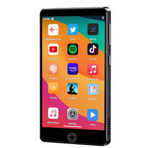 Reproductor MP3 MP4 Android 14.0 con Pantalla Táctil de 4.0 Pulgadas, Walkman con Batería de 2000 mAh, Altavoz Integrado, APPstore para Expansión de 512 GB - Product Image 1