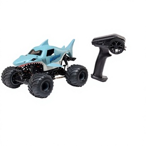 Bigsmartfish 1/18 <span class=keywords><strong>Mini</strong></span> <span class=keywords><strong>LMT</strong></span> Megalodon 4x4 RTR Auto de Carreras Eléctrico RC con Control de 3 Canales, Batería LiPo 2S, Cargador USB-C, Gris - Product Image 4