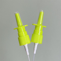 Flacon pulvérisateur nasal vide en plastique ambré de 15 ml, 10 ml, 30 ml avec bouchon à vis pour usage chimique