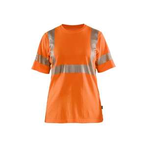 Blaklader-350225375300XL เสื้อยืด Hi-Vis ของผู้หญิงสีส้ม-EAN 7330509881477 HI-VIS Workwear - Product Image 1