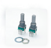 Potenciómetros de Resistencia Variable RK09L1140A2U de 50mW, 10kohm, 300V CA, Rotación Completa, 300+5 Conexiones