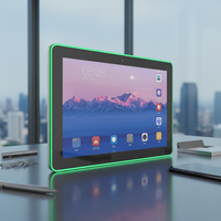 Tablette murale intelligente Android RK3566 avec écran tactile capacitif de 10,1 pouces, lumière d'état RGB, PoE, gestion de salle de conférence
