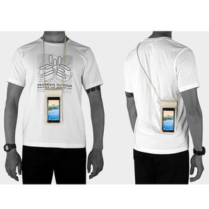 Adjustable Lanyard PU Leather Universal Cellphone <strong>Waterproof</strong> Underwater Case IPX8 Dry <strong>Bag</strong> <strong>Waterproof</strong> Phone Pouch for <strong>iPhone</strong> - Product Image 6