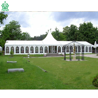 Tentes de luxe de grande taille pour l'extérieur, de bonne qualité, 15x40m, pour mariages, pouvant accueillir 300 personnes