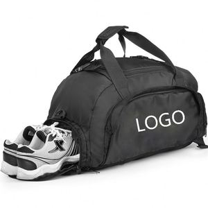 Wholesale Large Capacity Sports <b>Backpack</b> Multifunctional Waterproof Travel Bag Custom Logo Gym Duffel Bag With Shoe Compartment - Product Image 4