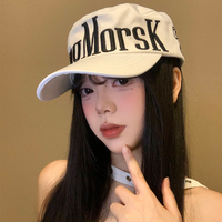 Casquette de baseball unisexe en coton brodée, à visière plate et incurvée, style mode et personnalité, confortable, style américain, en stock, vente en gros