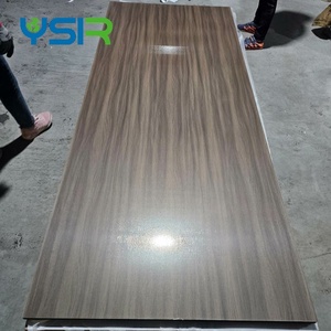 Revêtement mural en panneau de fibres de bois de chêne clair personnalisé 1220*8mm, imperméable, placage de marbre intérieur, panneau de <span class=keywords><strong>bambou</strong></span> carbonisé - Product Image 2