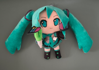 XInhui  Poupée en peluche Miku de 8 pouces, figurine de dessin animé, jouet en peluche