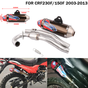 Système d'échappement complet en acier inoxydable pour HONDA CRF230F/150F 2003-2013 CRF230F 2003-2017 CRF250 2018-2023 - Product Image 3