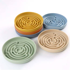 Bol pour animaux de compagnie en silicone rond Offre Spéciale de haute qualité bol pour chien à alimentation lente en silicone de qualité alimentaire pour chien - Product Image 1