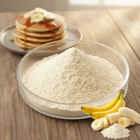 Poudre de banane lyophilisée de haute qualité en vrac pour smoothies et boissons, poudre de jus de banane