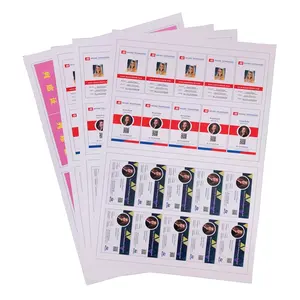 Branco Digital Print PVC ID Card Sheet para Digital Printing Machine