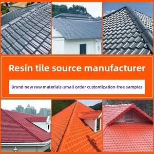 Customized ASA Synthetic Resin Integrated <strong>Ridge</strong> <strong>Tiles</strong> for Roof Renovation Heat-Insulating &amp; Anti-Corrosion Made to Order - Product Image 3