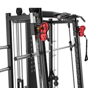 Frame-type Squat Rack Barbell Set Household High-pull Multi-functional Squat Equipment Longmen Frame