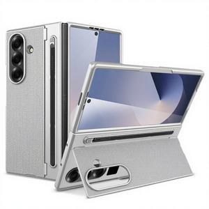 Funda para Samsung <span class=keywords><strong>Galaxy</strong></span> Z Fold 6/7 [Textura de PC con Puntos de Diamante] Cubierta Geométrica con Soporte y Porta <span class=keywords><strong>S</strong></span> Pen Integrado Premium - Product Image 1