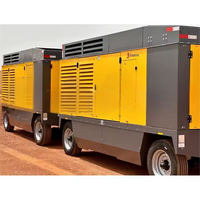 Atlas Copco V1200 Compresseur d'air pour moteur diesel Grand compresseur d'air mobile Couvre de multiples applications
