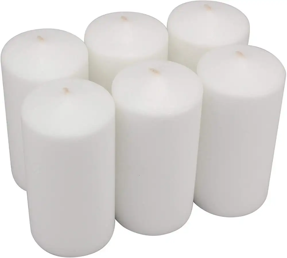100% 파라핀 왁스 기둥 촛불