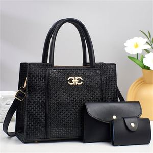 Juego de 3 Bolsos de Mano para Mamá, Bolso Tote de Cuero PU de Alta Calidad con Correa para el Hombro - Product Image 5