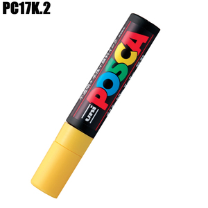 Marqueur pour tableau blanc Uni, série PC17K, 8 couleurs, effaçable à sec, pointe plate, double face, écriture, usage au bureau et à l'école, 15 mm - Product Image 4