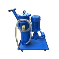 Petite Machine Mobile de Recyclage d'Huile Moteur Usagée, Purificateur d'Huile pour Filtration d'Huile de Transformateur