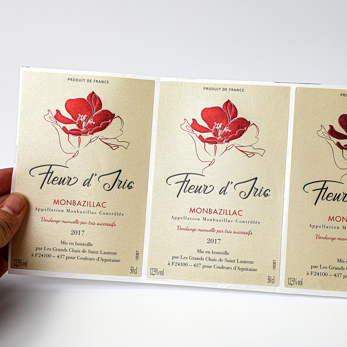 leather adhesive labels for glass products