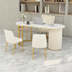 Bắc Âu thiết kế hiện đại bàn văn phòng tại nhà studio phim sang trọng cửa hàng cô dâu tư vấn tiếp tân làm đẹp bệnh viện nội thất máy tính - Product Image 2