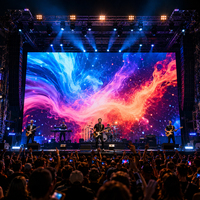 P1.56 P2.5 P3.91 P5 Mur Vidéo LED Écran Amovible pour Scène de Concert Événement Fond Panneau Intérieur Extérieur Location Écran LED